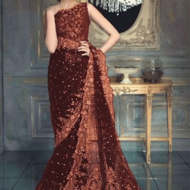 AREYA... SHIFFON SARI...