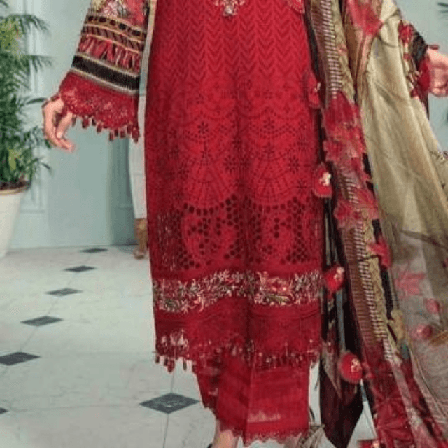 Anaya Lawn. Chikankari