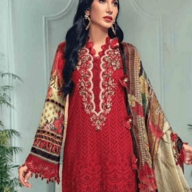 Anaya Lawn. Chikankari